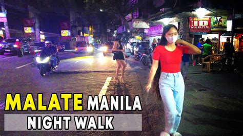 Night Walk in MANILA .